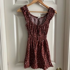 L.A. hearts patterned dress